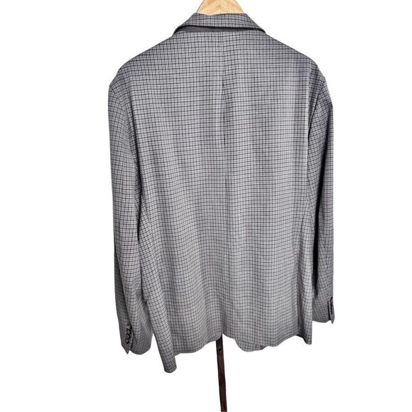 Lauren Ralf Lauren tan houndstooth blazer 44L - Picture 6 of 8